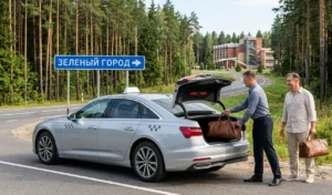 заказать такси до зеленого города
